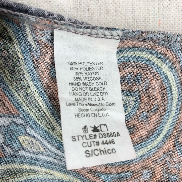 Mitto Shop~NWT~Sleeveless Knit‎ Mini Shift Dress~Hi Neck~Boho~Sz S - Picture 4 of 8